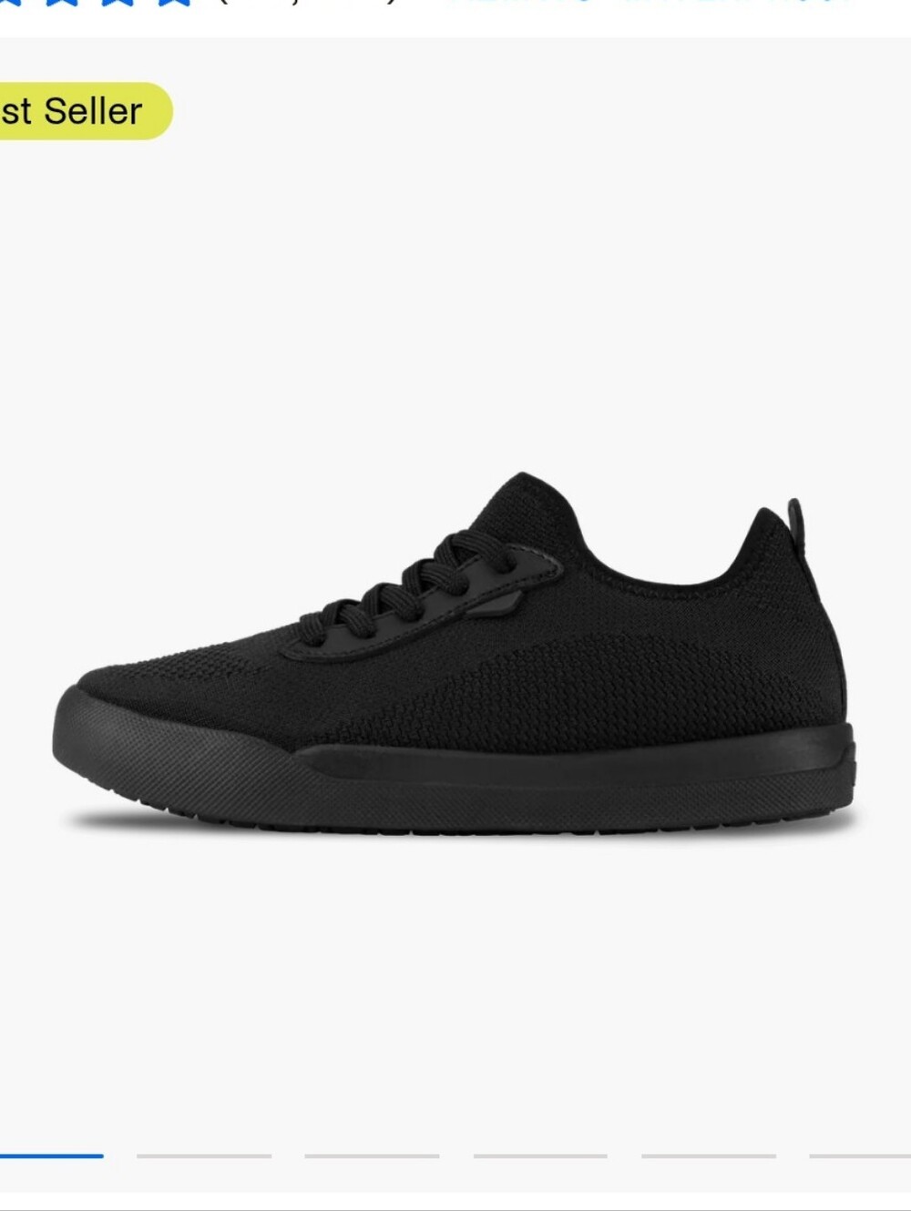 NEW Vessi Weekend Sneaker, Waterproof, Black Sz 9